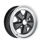 ORIGINAL FUCHS WHEELS FOR PORSCHE 16X6 BLACK