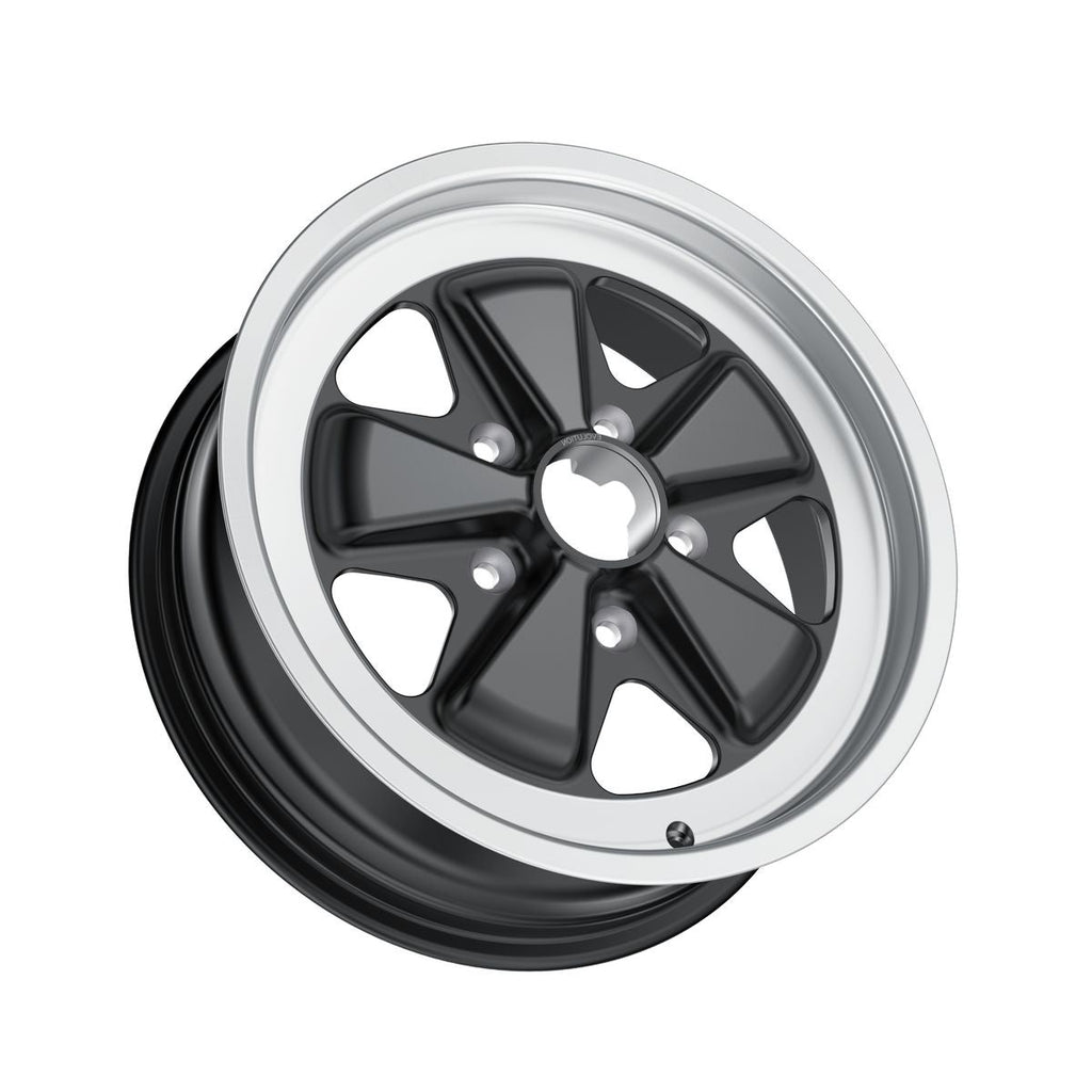 ORIGINAL FUCHS WHEELS FOR PORSCHE 16X6 BLACK