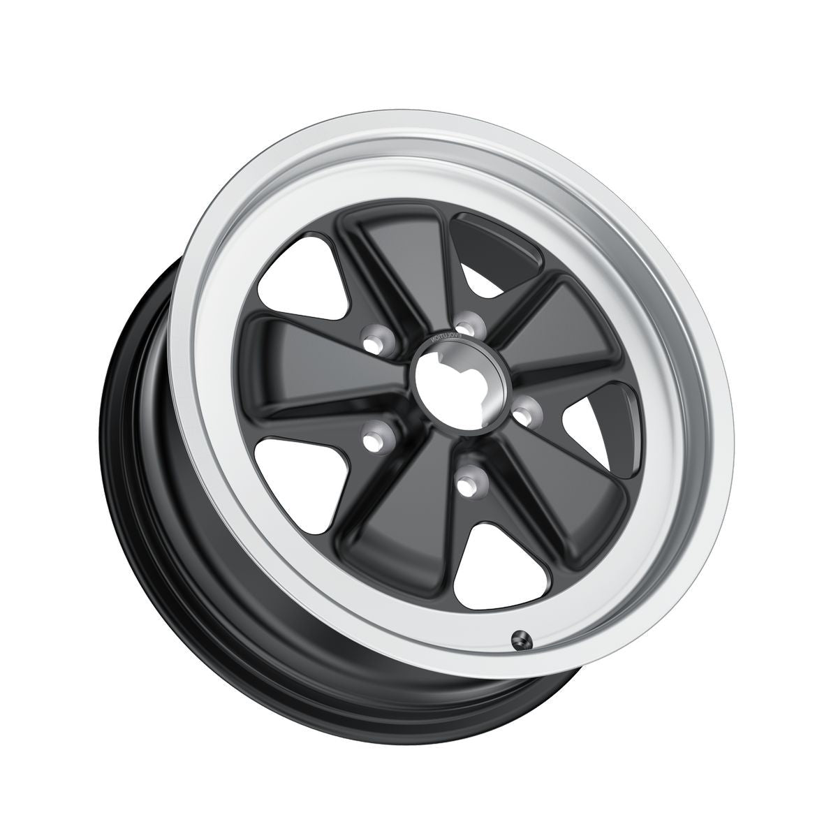 ORIGINAL FUCHS WHEELS FOR PORSCHE 16X6 BLACK