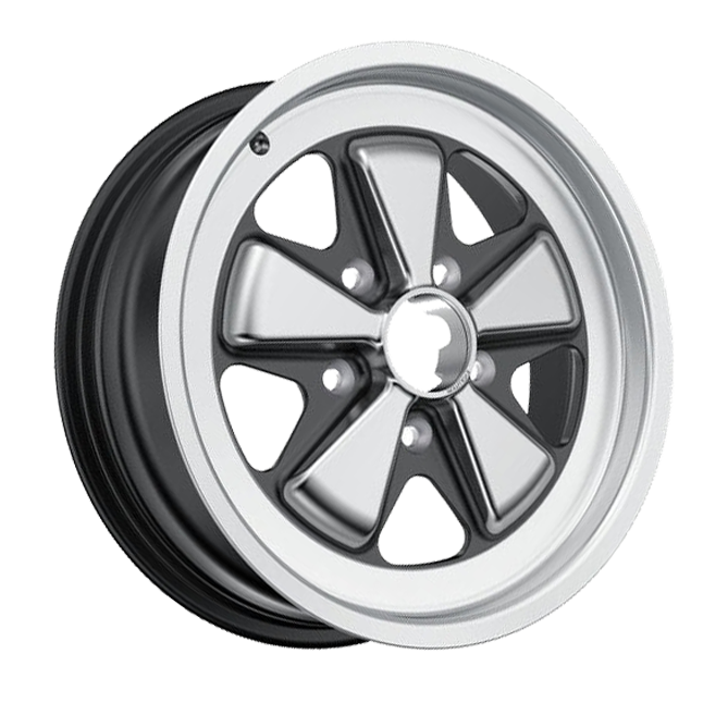 ORIGINAL FUCHS WHEELS FOR PORSCHE 16X6 SILVER