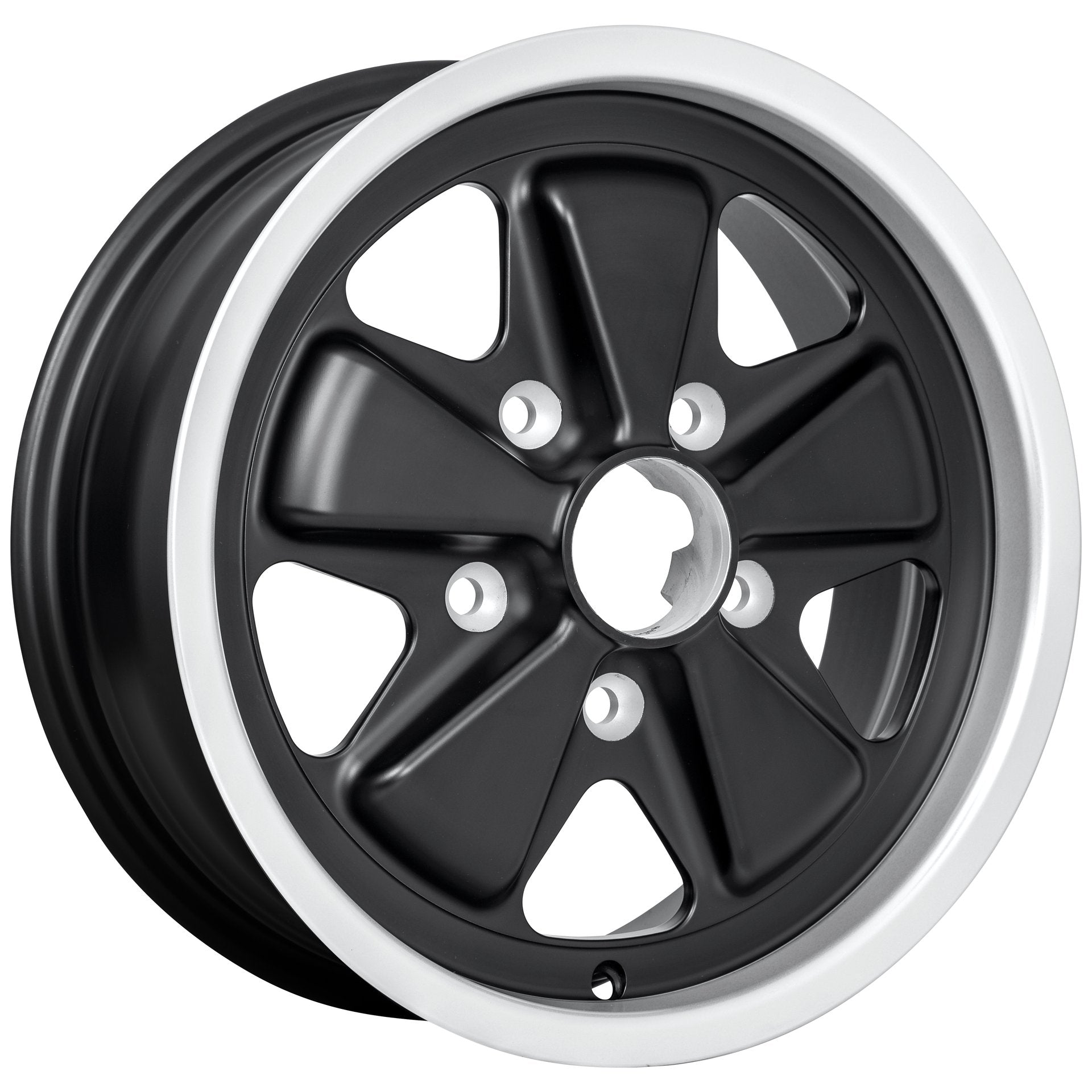 ORIGINAL FUCHS WHEELS FOR PORSCHE 15X6 BLACK (CLASSIC)