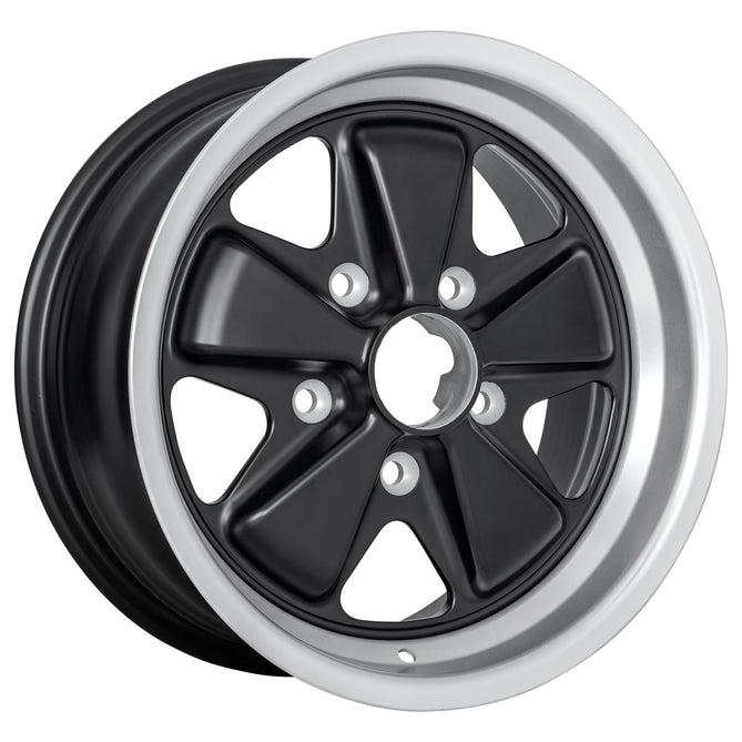 ORIGINAL FUCHS WHEELS FOR PORSCHE 16X6 BLACK