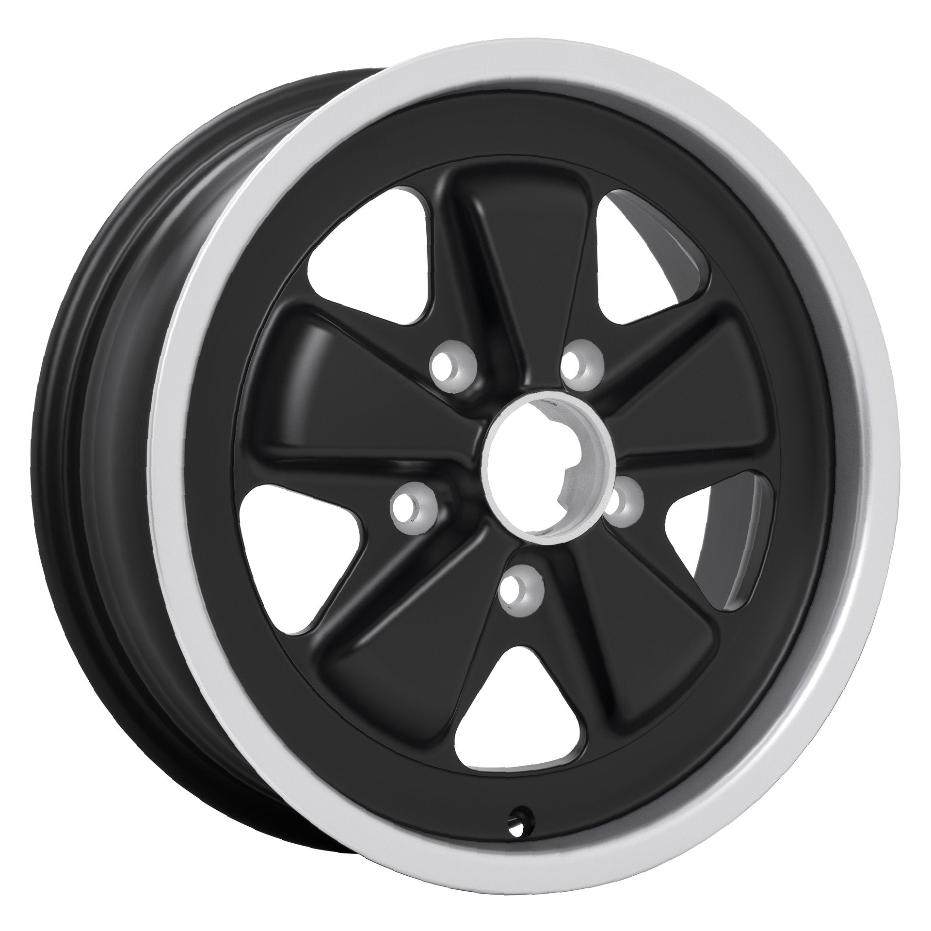 ORIGINAL FUCHS WHEELS FOR PORSCHE 16X6 BLACK (CLASSIC)
