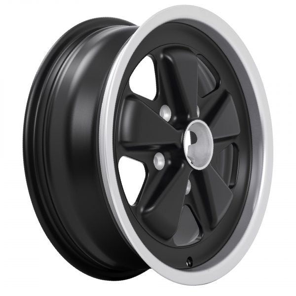 ORIGINAL FUCHS WHEELS FOR PORSCHE 16X6 BLACK (CLASSIC)