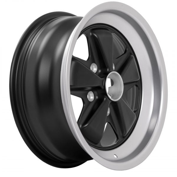 ORIGINAL FUCHS WHEELS FOR PORSCHE 16X7 BLACK