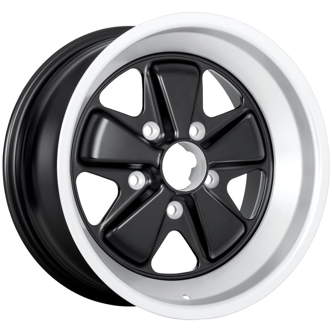 ORIGINAL FUCHS WHEELS FOR PORSCHE 16X9 BLACK